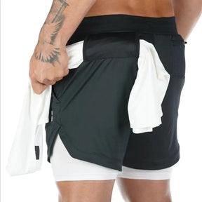 2020 Summer Men's 2-in-1 Quick Dry Running Shorts