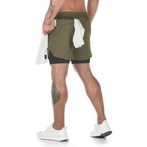 2020 Summer Men's 2-in-1 Quick Dry Running Shorts