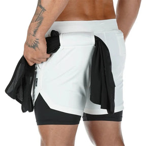 2020 Summer Men's 2-in-1 Quick Dry Running Shorts